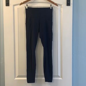 Athleta XS Navy Stash Pocket